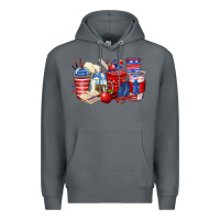 Rock 4th of july teacher coffee cups Premium Hoodie - Zillion Design Studio
