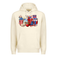 Sandshell 4th of july teacher coffee cups Premium Hoodie - Zillion Design Studio