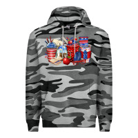 Slate Camo 4th of july teacher coffee cups Premium Hoodie - Zillion Design Studio