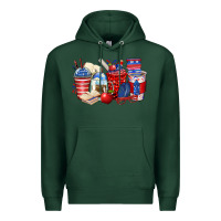 Sports Green 4th of july teacher coffee cups Premium Hoodie - Zillion Design Studio