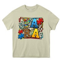 Autism Leopard Frame Para Heavy Core Tee | Teevron