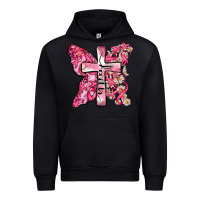 Black faith cancer cross Urban Hoodie - Zillion Design Studio