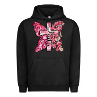Pigment Black faith cancer cross Urban Hoodie - Zillion Design Studio