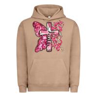 Pigment Burro faith cancer cross Urban Hoodie - Zillion Design Studio