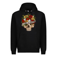 Black Be Afraid&Do It Anyway Premium Hoodie - RanaPortraitStore