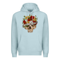 Blue Mist Be Afraid&Do It Anyway Premium Hoodie - RanaPortraitStore