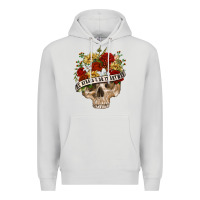 Dove Grey Be Afraid&Do It Anyway Premium Hoodie - RanaPortraitStore