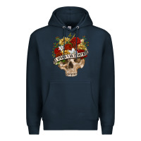 Navy Be Afraid&Do It Anyway Premium Hoodie - RanaPortraitStore