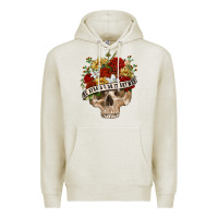 Oatmeal Heather Be Afraid&Do It Anyway Premium Hoodie - RanaPortraitStore