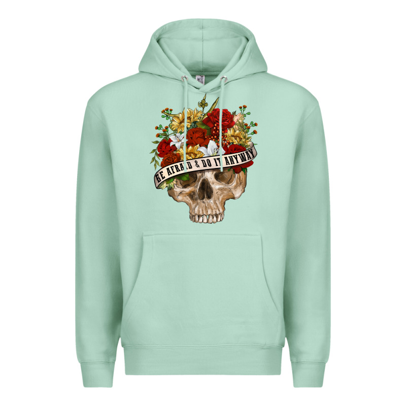 Be Afraid&do It Anyway Premium Hoodie by RanaPortraitStore | Teevron