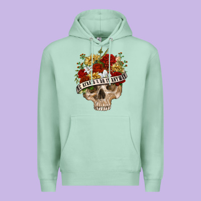 Be Afraid&do It Anyway Premium Hoodie Designed By Ranaportraitstore