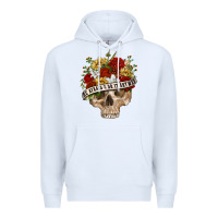 White Be Afraid&Do It Anyway Premium Hoodie - RanaPortraitStore