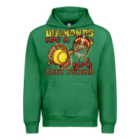 Emerald diamonds are a girls best friend softball Urban Hoodie - texasbilliewilder