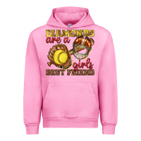 Fuchsia Pink diamonds are a girls best friend softball Urban Hoodie - texasbilliewilder