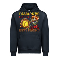 Navy diamonds are a girls best friend softball Urban Hoodie - texasbilliewilder