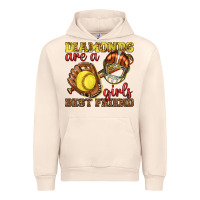 Sandshell diamonds are a girls best friend softball Urban Hoodie - texasbilliewilder