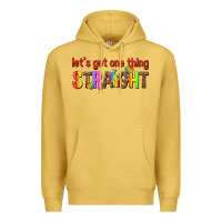 Antique Gold lets get one thing straight Premium Hoodie - texasbilliewilder