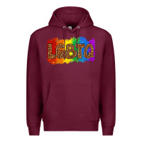 Burgundy lgbtq Premium Hoodie - texasbilliewilder