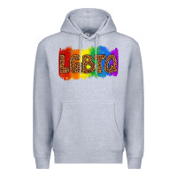 Heather Grey lgbtq Premium Hoodie - texasbilliewilder
