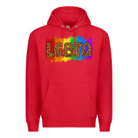 Red lgbtq Premium Hoodie - texasbilliewilder