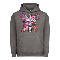 Pigment Tornado faith butterfly cross Urban Hoodie - Zillion Design Studio