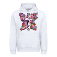 White faith butterfly cross Urban Hoodie - Zillion Design Studio