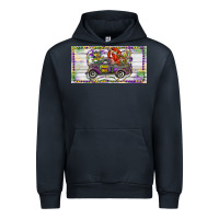 Mardi Gras Truck And Fleur De Lis Crawfish Urban Hoodie | Teevron