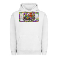 Pigment Lunar Rock Mardi Gras Truck And Fleur De Lis Crawfish Urban Hoodie - RanaPortraitStore