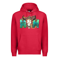 Cardinal mom with bull skull Premium Hoodie - Zillion Design Studio