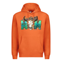 Carrot mom with bull skull Premium Hoodie - Zillion Design Studio