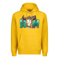 Lemon mom with bull skull Premium Hoodie - Zillion Design Studio