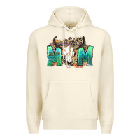 Sandshell mom with bull skull Premium Hoodie - Zillion Design Studio