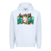 White mom with bull skull Premium Hoodie - Zillion Design Studio