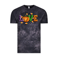 Cloud Black Halloween Love Vintage Tee - Artiststas