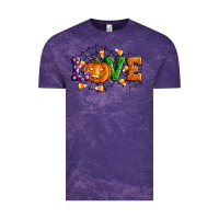 Cloud Purple Halloween Love Vintage Tee - Artiststas