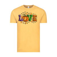 Vintage Mustard Halloween Love Vintage Tee - Artiststas