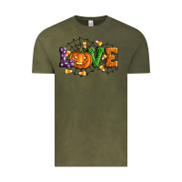 Vintage Olive Halloween Love Vintage Tee - Artiststas