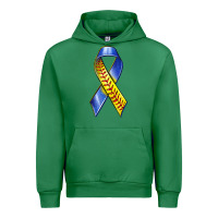 Emerald down syndrome ribbon softball Urban Hoodie - texasbilliewilder