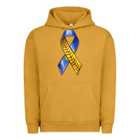 Pigment Peanut Butter down syndrome ribbon softball Urban Hoodie - texasbilliewilder