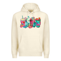 Sandshell mermaid tail coffee cups Premium Hoodie - Zillion Design Studio