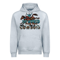 Heather Grey the world needs more cowboys Urban Hoodie - Zillion Design Studio