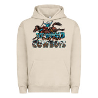 Pigment French Oak the world needs more cowboys Urban Hoodie - Zillion Design Studio