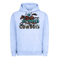 Pigment Grape Ice the world needs more cowboys Urban Hoodie - Zillion Design Studio