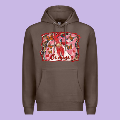 Be Mine Rooster Premium Hoodie Designed By Ranaportraitstore