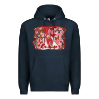 Navy Be Mine Rooster Premium Hoodie - RanaPortraitStore