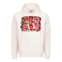 Pale Pink Be Mine Rooster Premium Hoodie - RanaPortraitStore