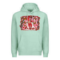 Seafoam Be Mine Rooster Premium Hoodie - RanaPortraitStore