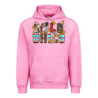 Fuchsia Pink wild child Urban Hoodie - Zillion Design Studio