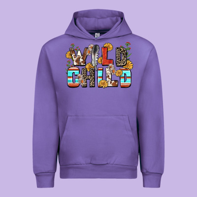 Wild Child Urban Hoodie Designed By Zillion Design Studio