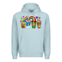 Blue Mist lgbtq coffee drinks Premium Hoodie - texasbilliewilder